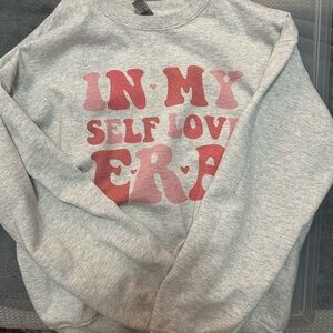 Gray Self Love Era Sweatshirt